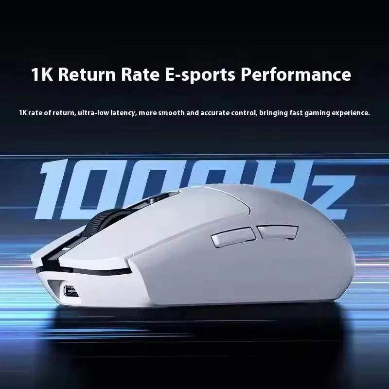 MCHOSE G3 V2 Pro trådløs gamingmus, tri-mode Bluetooth, 800mAh, genopladelig, let, tilpasset ergonomi, esportsmus