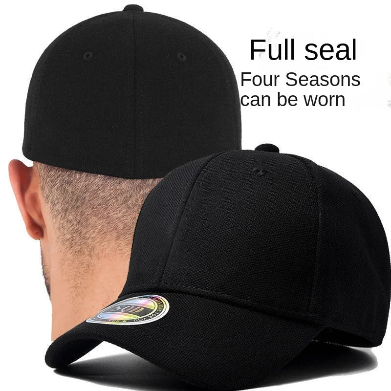 Casquette entièrement fermée avec logo personnalisé - Mode homme printemps-été - Casquette de baseball post-scellée - Casquette de protection solaire pour femme - Casquettes hip-hop
