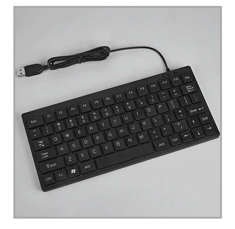 Mini industrial keyboard round port PS2/USB numerical control cabinet machine tool medical equipment notebook keypad wireless