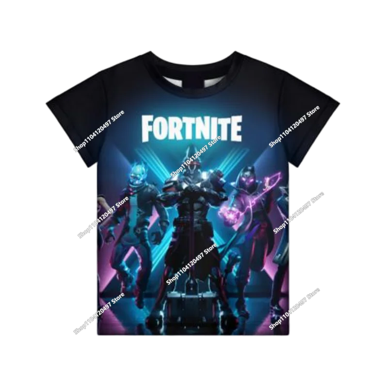 Children's Fortnite Anime Hoodie Men's Streetwear Hip-Hop Sportswear Casual Loose Fit Sweatshirt Outdoor Fashion