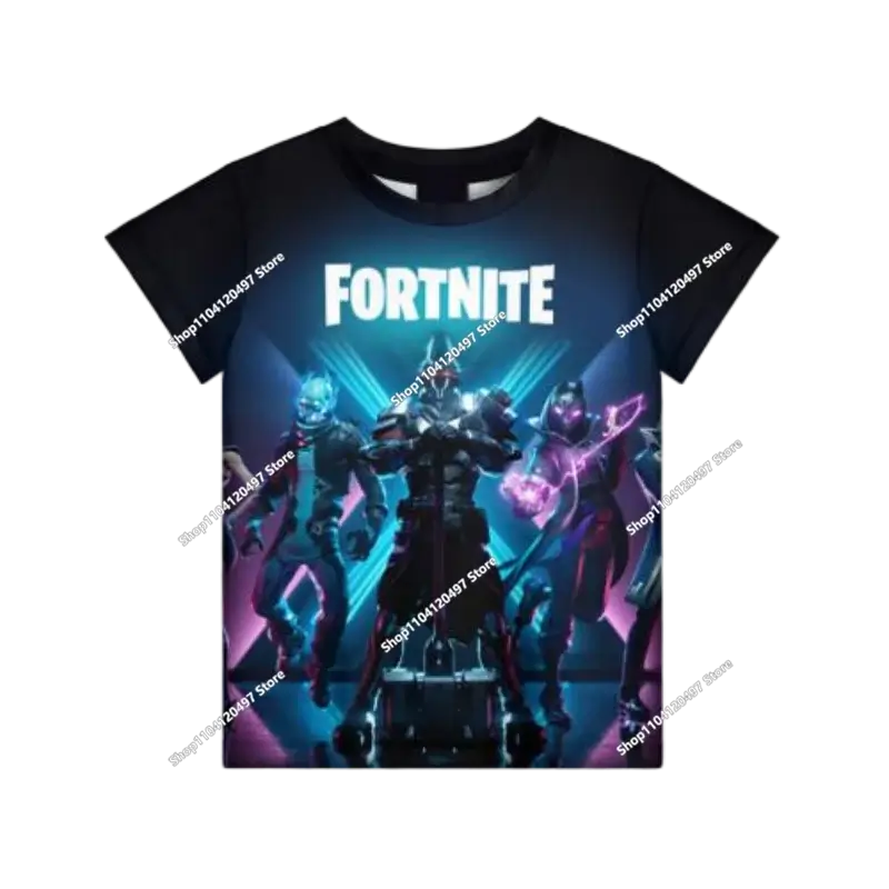 Autumn New Sweatshirt T-shirt  Fortnite 3D Digital Printing Loose Comfortable Hooded Pullover