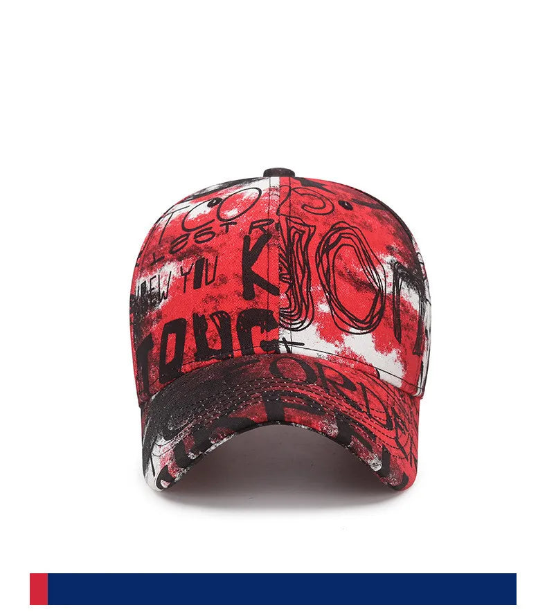 New Cool Fashion Graffiti Women Men Caps Hat Female Male Sport Visors Baseball Cap Street Trend Sun Hat For Women Men