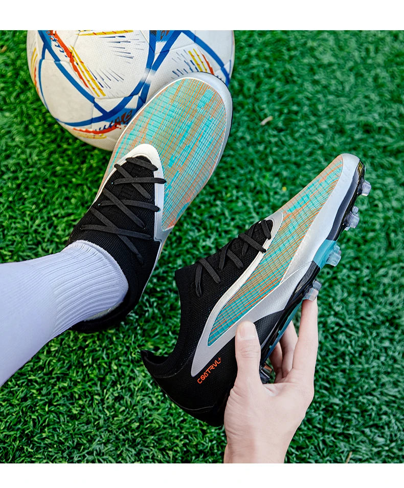 Men's New TF Football Boots Sneakers Professional Society Casual Male Soccer Shoes Futsal High-Quality Football Shoes Training