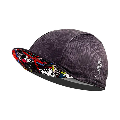 Red Retro Cycling Cap Black Series Most Popular Polyester Cycling Caps Sports Quick Dry Bicycle Hat Men Women Wear Absorb Sweat