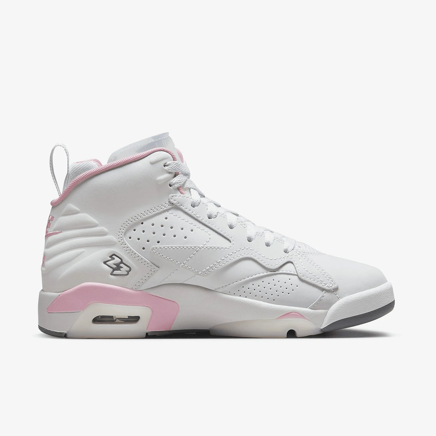 Sapatilhas de basquetebol Nike genuínas JORDAN para mulher, de cano alto, almofadadas, resistentes ao desgaste e práticas FB9019-106