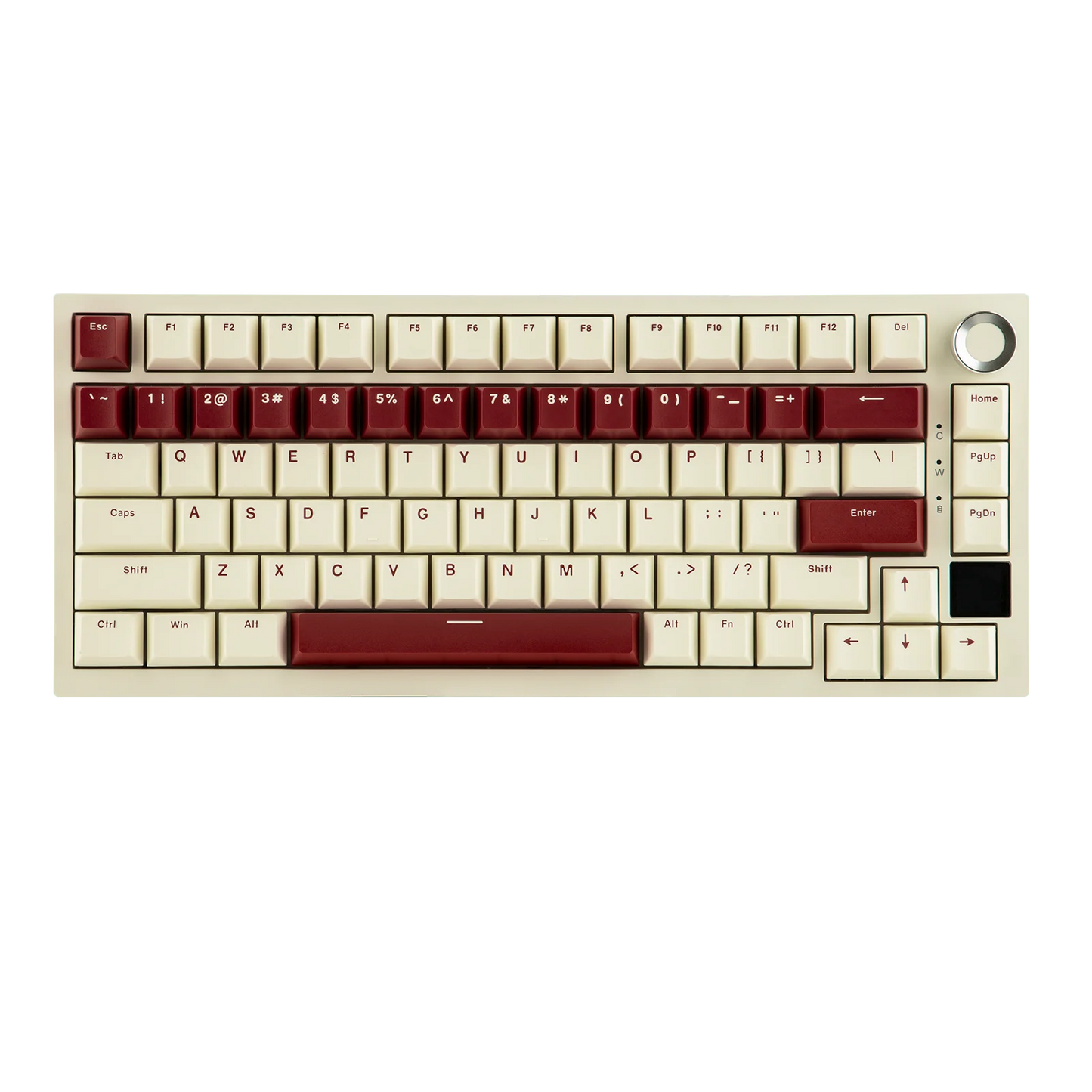 Ajazz AK820 Pro 75% Bluetooth 5.1/2.4G Wireless/Wired Gasket-mounted Mechanical Keyboard with TFT Screen for Mac/Win