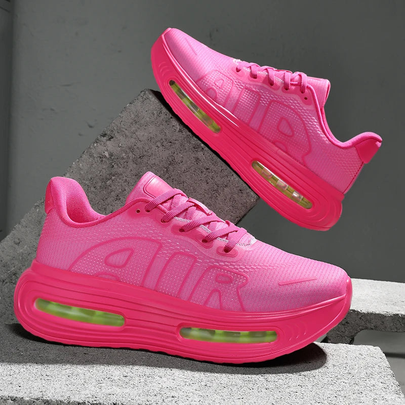 New Men's Sports Running Shoes, Casual Marathon, Breathable Lightweight, Women's Comfortable Athletic Non-Slip Walking Sneakers