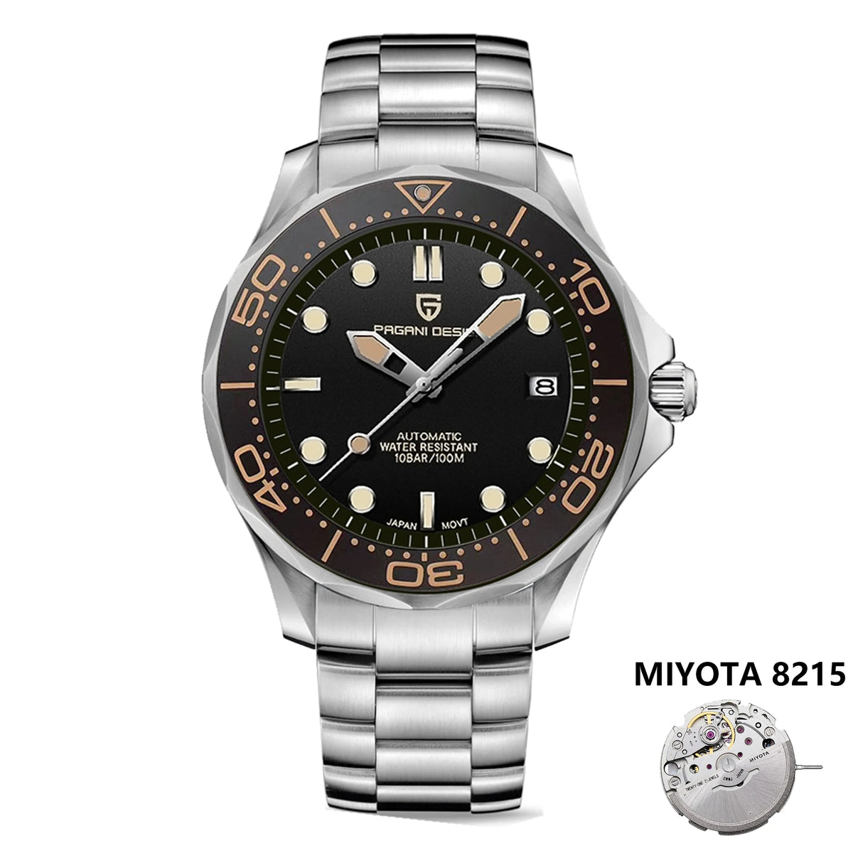 2025 New PAGANI DESIGN Men's Watches Luxury Automatic Watch For Men NH35A Mechanical Wrist watch Men AR Sapphire crystal Clock