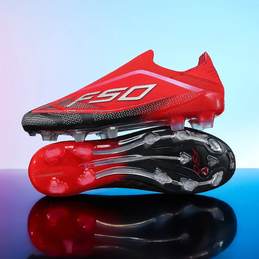 Nouvelles chaussures de football pour hommes, crampons antidérapants pour terrain en herbe, chaussures de football d'extérieur très vendues, baskets de futsal, haute qualité, légères et à tige haute.