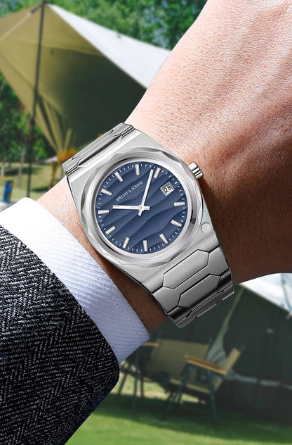 2025 New Arrivals Specht & Söhne 222 Gold Watches For Men Super Slim Steel Sapphire Classic Quartz Watch Relogio Masculino 37MM