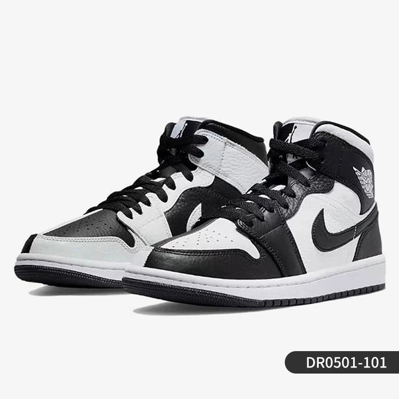 Nike Air Jordan 1 genuínos, ténis femininos casuais desportivos DR0501-101