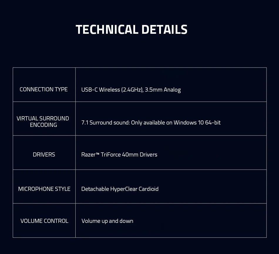 Razer Barracuda X Wireless Gaming Mobile Headset 2022 Model 2.4GHz Wireless + Bluetooth - Lightweight 250g - 40mm Drivers