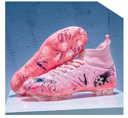Chaussures de football professionnelles pour hommes, crampons de football, chaussures de football originales pour terrain intérieur, bottes d'entraînement sur gazon TF/FG, baskets