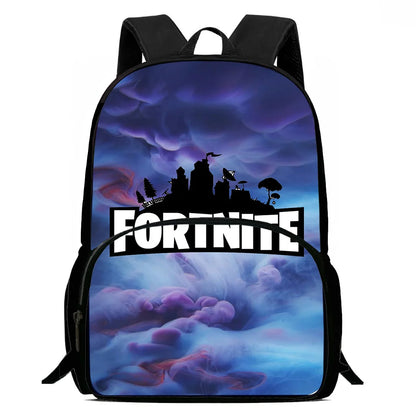 Trendiges Gaming-Design Kinder-Rucksack F-FortniteS mit Lunchbag und Federmäppchen, Schulranzen mit großem Fassungsvermögen für Jungen und Mädchen, ideales Geschenk