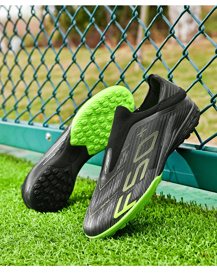 New Men Soccer Shoes Grass Cleats Futsal Comfortable Turf Football Boots Sports Ultralight Fg Non Slip Indoor Adult Non-Slip