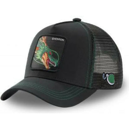 Casquette Dragon Ball Son Goku pour l'été, casquette de voyage à visière, casquette pour homme brodée, style hip-hop en maille, visière pare-soleil, casquette de baseball, sport de plein air