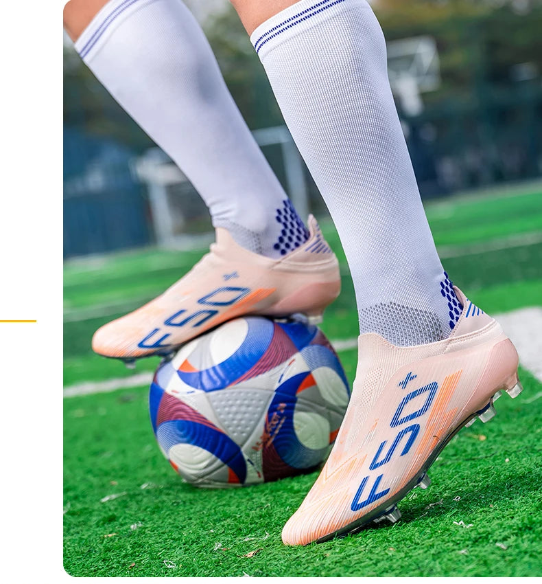 Pointure 35-45 Chaussures de football FG/TF pour hommes, futsal, professionnelles, unisexes, pour garçons, chaussures de football, baskets
