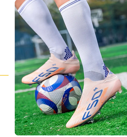 Pointure 35-45 Chaussures de football FG/TF pour hommes, futsal, professionnelles, unisexes, pour garçons, chaussures de football, baskets