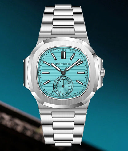 Specht & Söhne New Classic 40.8MM Ultrathin Watch For Men Japan VH60 Movt Sapphire Crystal 5980 Sports Wristwatch 50M Waterproof