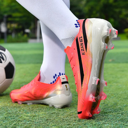 Nouvelles chaussures de football pour hommes, crampons, chaussures de football unisexes TF/FG, chaussures de futsal professionnelles, ultra-légères, de haute qualité, baskets en promotion.