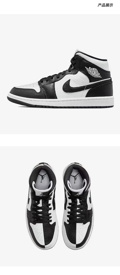 Nike Air Jordan 1 genuínos, ténis femininos casuais desportivos DR0501-101