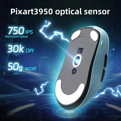 SCYROX V6 Wireless Gaming Mouse 40g Ultra-Light, PAW3950 Sensor, 24,600 DPI, 8KHz Polling Rate, 750 IPS, 2.4GHz Esports Gaming Mouse