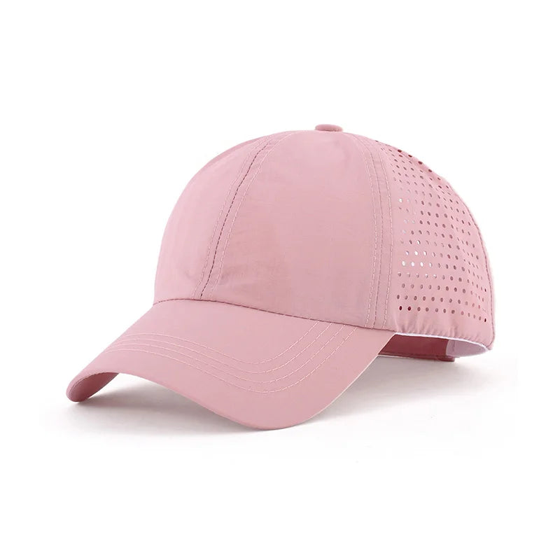 Casquettes pour femmes à queue de cheval, casquettes de baseball d'été à séchage rapide pour adolescentes, chapeaux de soleil, chapeaux de sport décontractés en maille, chapeaux d'été pour femmes, pour les activités de plein air et les voyages