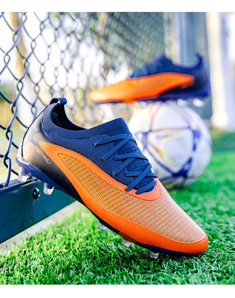 Men's New TF Football Boots Sneakers Professional Society Casual Male Soccer Shoes Futsal High-Quality Football Shoes Training