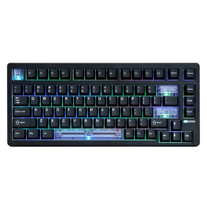 Teclado mecânico magnético EPOMAKER HE80 75% layout US QWERTY Hot-Swap Creamy Gasket com fio Hall Effect DKS SOCD para PC/Mac
