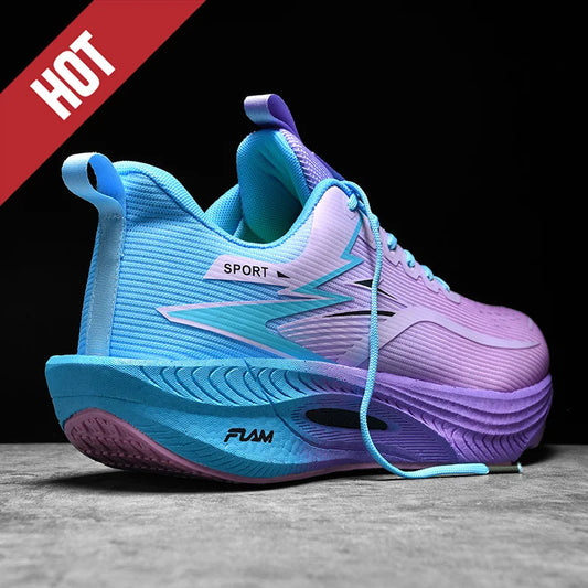 Men Sports Running Shoes Marathon Air Cushion Breathable Lightweight Comfortable Women Outdoor Athletic Sneakers Jogging Tenis