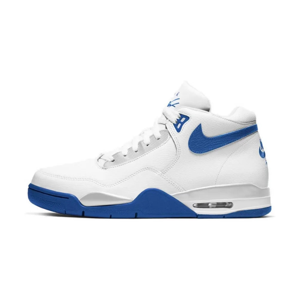 „Nike Flight Legacy Classic Style“ vidutinio aukščio retro krepšinio bateliai, unisex, raudoni/balti, BQ4212-100