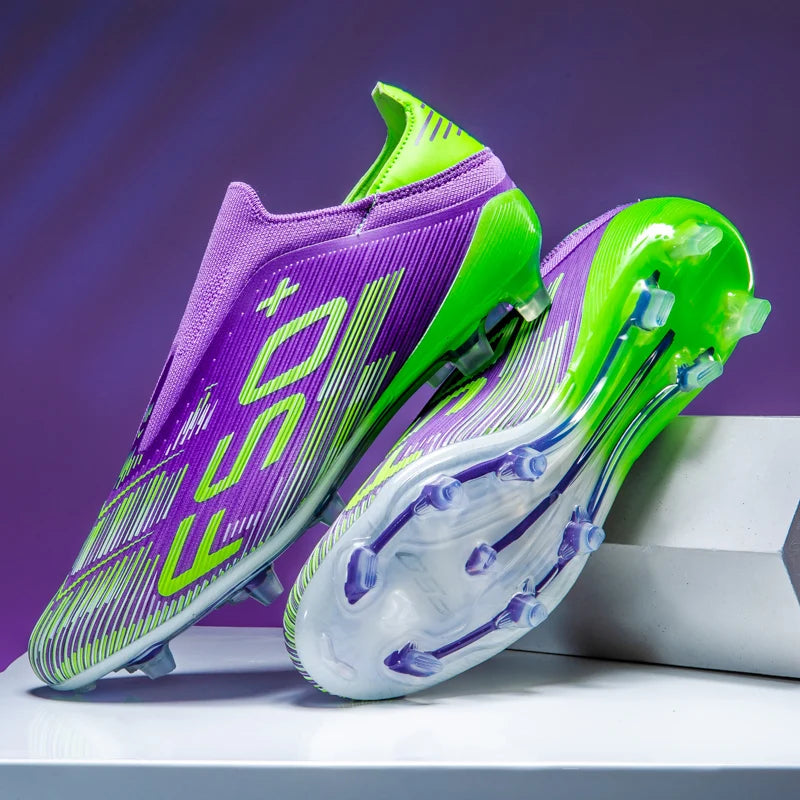 Nouvelles chaussures de football pour hommes, chaussures de football sur gazon, ultralégères, confortables, crampons d'intérieur antidérapants, crampons FG pour terrain synthétique, futsal, adulte, antidérapantes