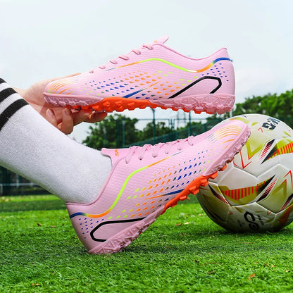 Chaussures de football pour enfants et jeunes, crampons antidérapants, respirants et légers, baskets d'entraînement pour garçons, enfants, matchs de football