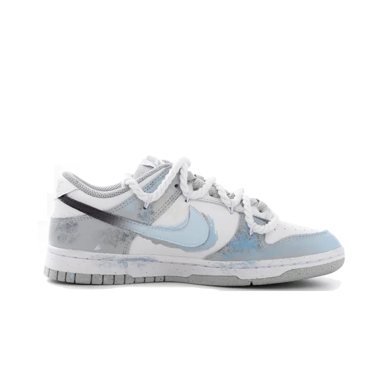 Personalizované tenisky Nike Dunk Cyberpunk Graffiti Gradient Blended Artistic Low-Top Unisex Skate Shoes