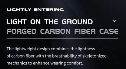BONEST GATTI Men Automatic Mechanical Watch Skeleton Dial Sapphire Crystal Fluororubber Strap Waterproof Luminous Business watch