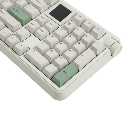 EPOMAKER RT100 PRO 100% ANSI US Layout Gasket Wired/Bluetooth/2.4Ghz Wireless Mechanical Keyboard 1.54” Screen & Volume Knob