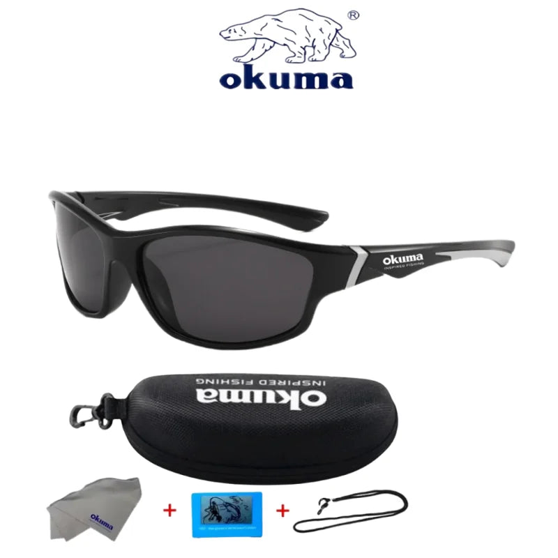 Okum fashion polarized glasses UV400, anti UV, glare, strong light, suitable for cycling, driving, fishing, etc