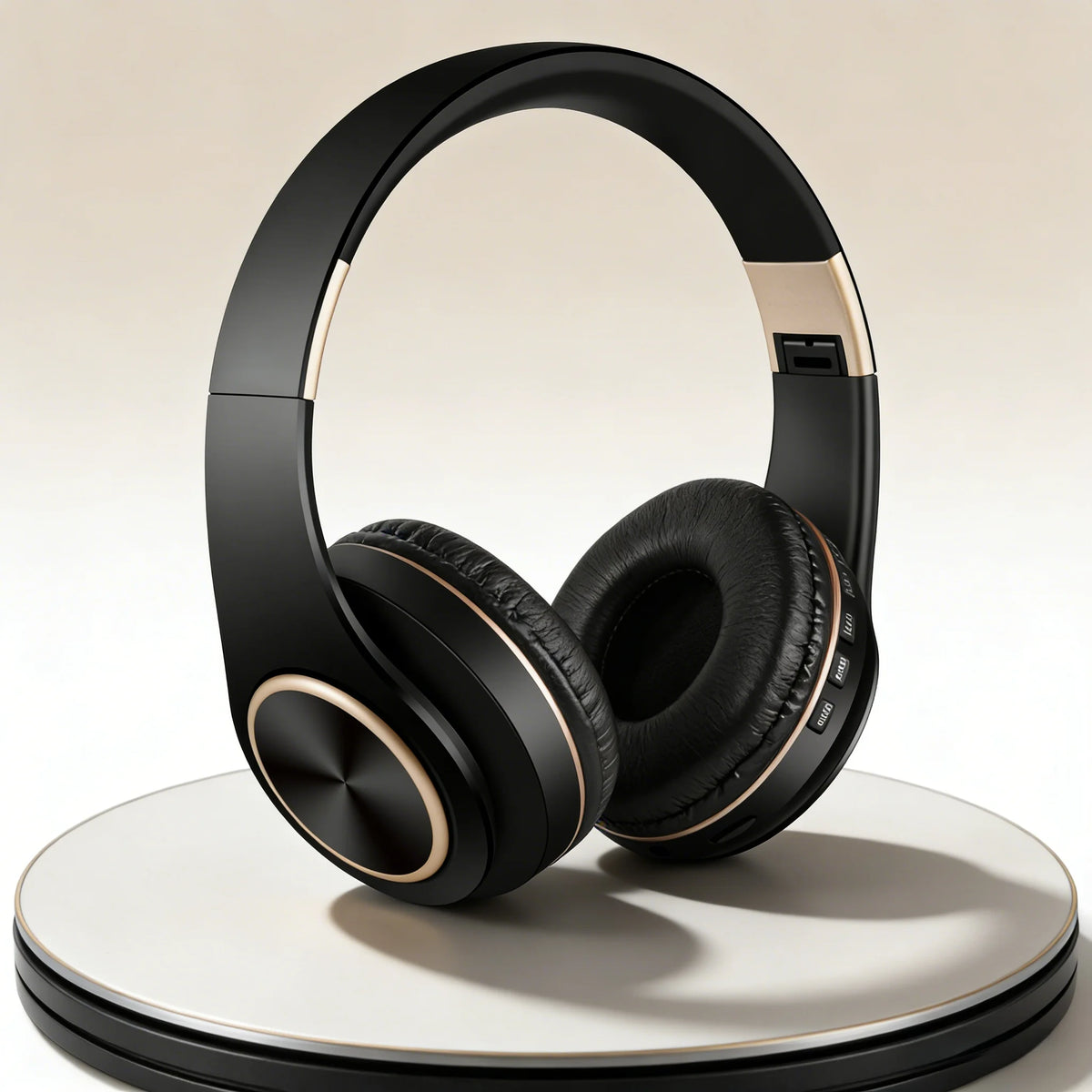 Casque sans fil supra-auriculaire Bluetooth 5.3, stéréo HiFi, faible latence, suppression du bruit, écouteurs de jeu avec microphone ENC