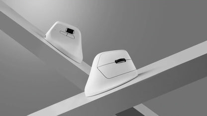 Keychron M5 draadloze ergonomische optische muis, 8K polling rate, 2.4GHz & Bluetooth, Type-C, 3950-sensor