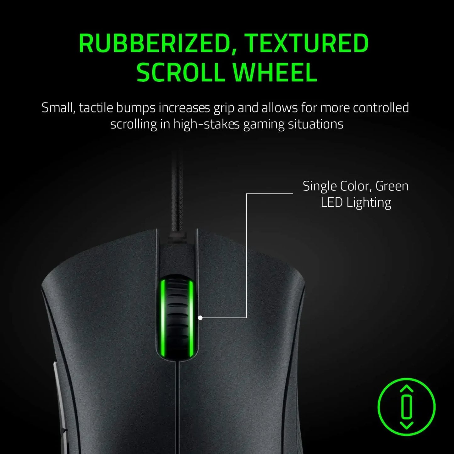 Originálna káblová herná myš Razer s optickým senzorom 6400 DPI pre notebook, optická myš s rýchlou odozvou