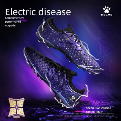 KELME Voetbalschoenen voor volwassenen Heren Disease Electric 3.0 Korte spikes Voetbalschoenen Kinderen MG Professional Wedstrijd- en trainingsschoenen