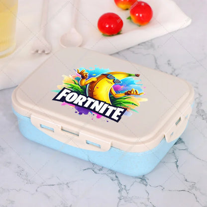 Fortnites Bento Lunch Box Anime Fortress Night Food Storage Containers Kids School Picnic Lunchbox Office Dinner Case Gift 2025