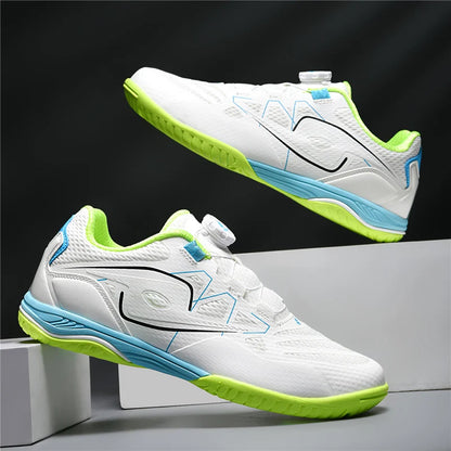 Exceptional Anti Slip Table Tennis Shoes for Men and Women with Blue Outdoor Gym Ping Pong Practice and Professional Shoes