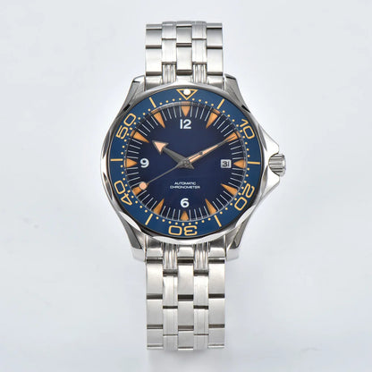 Men's Automatic Mechanical Watch 41mm Stainless Steel Waterproof Case Ceramic Bezel Men's Fashion Business Watch
