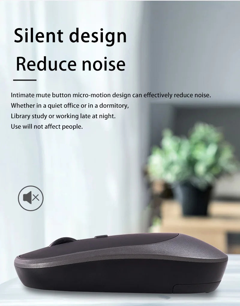 Lenovo trådløs mus USB genopladelig ergonomisk justerbar DPI kontor lydløs 2.4G Bluetooth optisk elektrisk mus gaming kontor