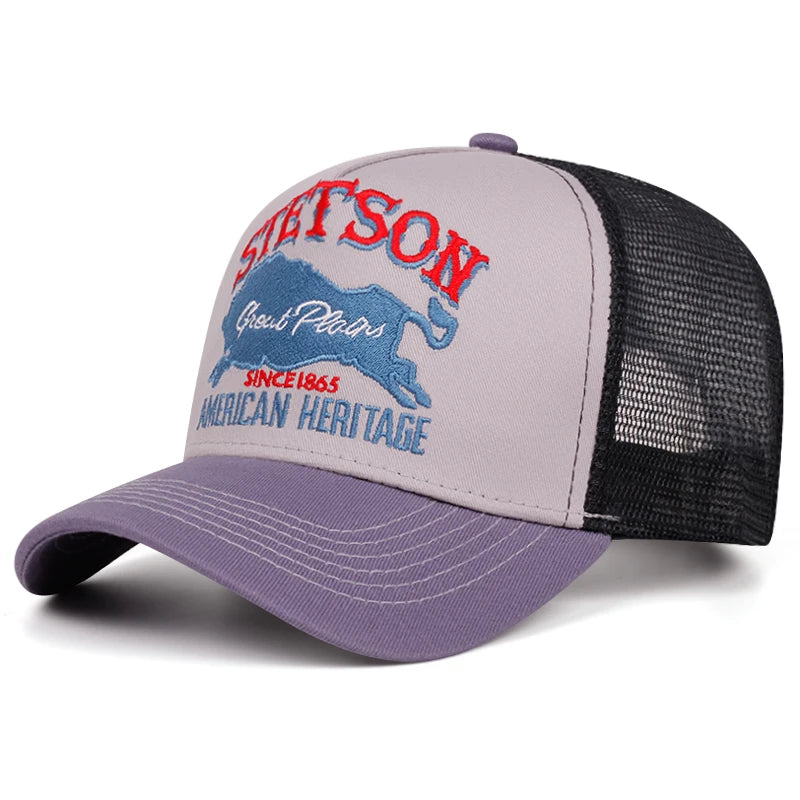 Casquette personnalisée « New Truck » STATION, casquette en maille Blue Bull, casquette urbaine pour homme (Hip-Hop), casquette de baseball pour femme, casquette anti-soleil pour les trajets quotidiens