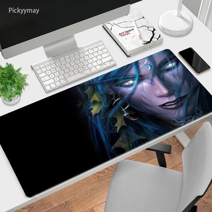 World Of Warcraft Mouse Pad Computer Laptop Mouse Mat Large Mousepad Keyboards Table Carpet  Gaming Desk Play Mats Locking Edge
