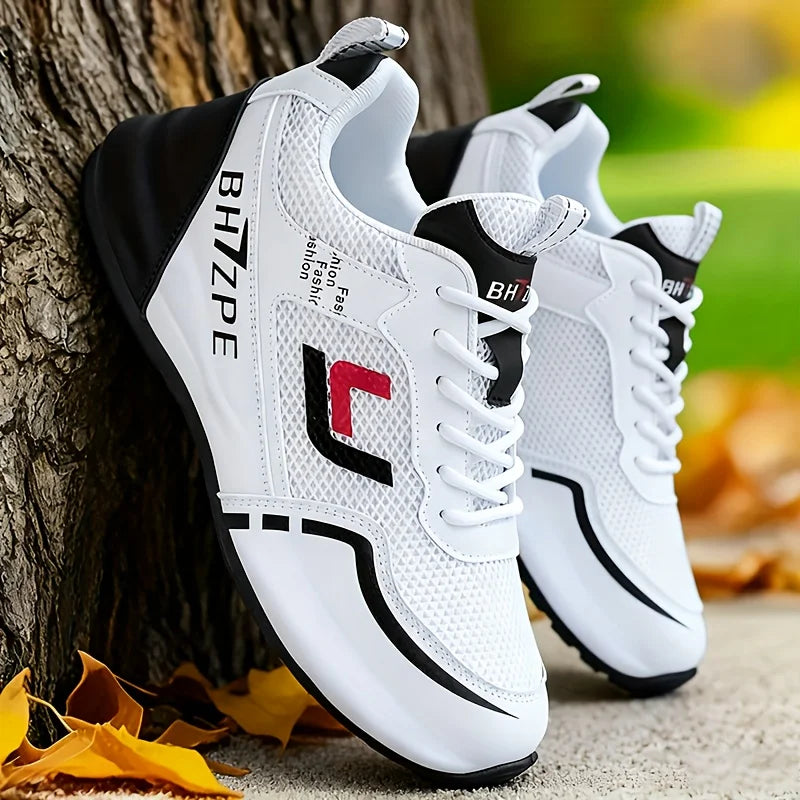 Nové pánské lehké protiskluzové prodyšné odolné běžecké sportovní módní univerzální volnočasové boty – ochrana značky