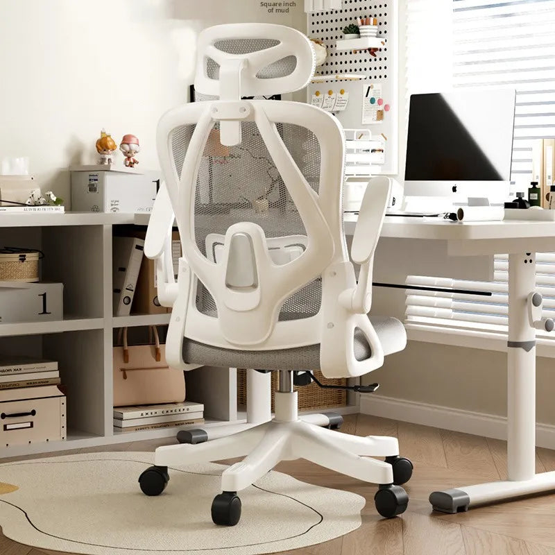 Ergonomic Gaming Chair with Adjustable Height, Comfort Support Cushion, Office Desk Chair for Home, Dorm, Gaming, and Long Hours Use
