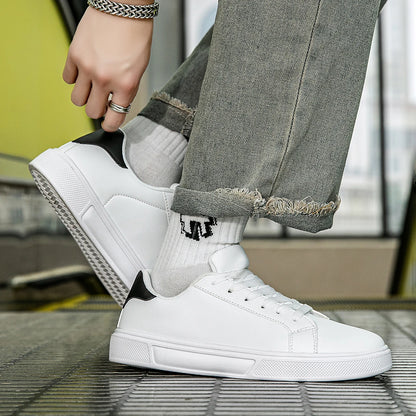 Herrenschuhe aus Kunstleder, Sneaker, trendige Freizeitschuhe, Herrensneaker, vulkanisierte Herrenschuhe, Paarschuhe, Damenschuhe